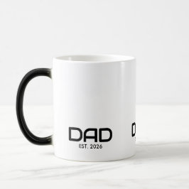 Caneca Mágica Pai Fundado Novo Presente de Pai 