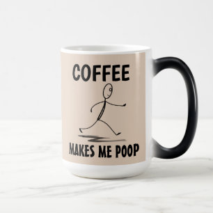 CANECA MÁGICA PAI MUG COFFEE ME FAZ POOP DIA DE OS PAIS MUGS