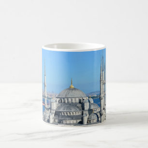 Caneca Mágica Paisagem Urbana da Mesquita Azul Istambul Turquia 