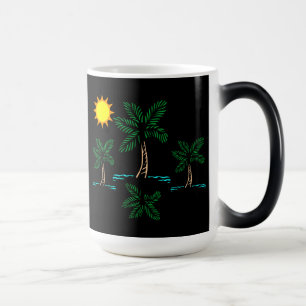 Caneca Mágica Palmeiras com Mug de Café Sol