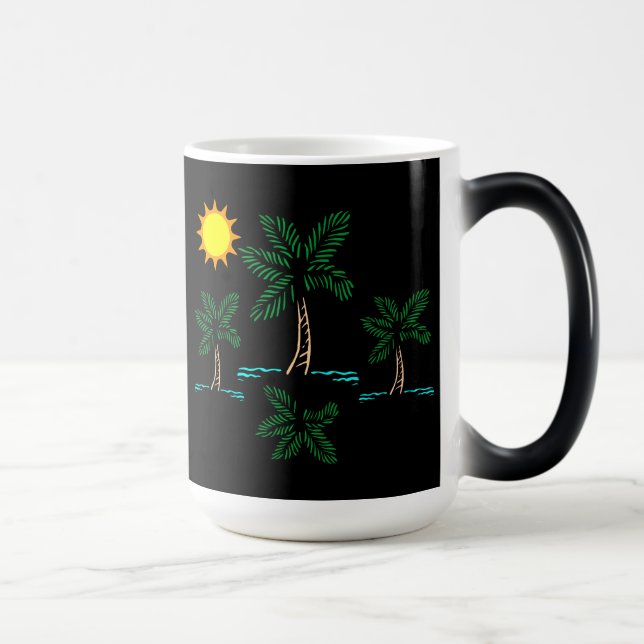 Caneca Mágica Palmeiras com Mug de Café Sol (Direita)