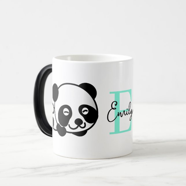 Caneca Mágica Panda Chamada Mug (Frente Esquerda)