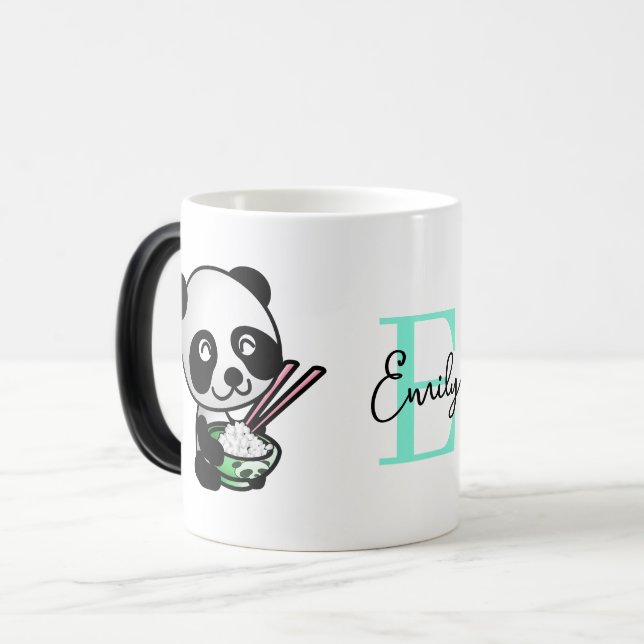 Caneca Mágica Panda Chamada Mug (Frente Esquerda)