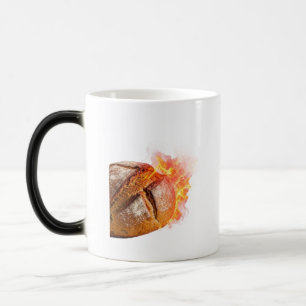 Caneca Mágica Pão Artesanal Explosivo Flamejante