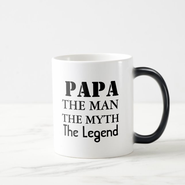 Caneca Mágica PAPÁ o homem o mito a legenda - (Direita)