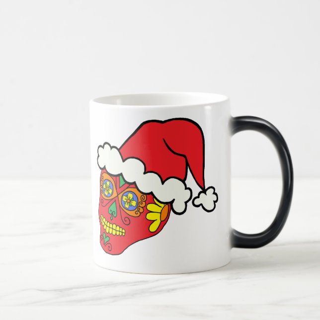 Caneca Mágica Papais noeis Crânio (Direita)