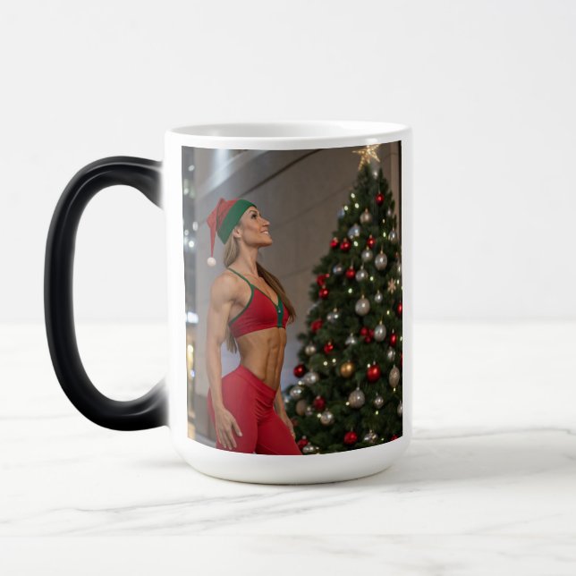 Caneca Mágica Papais noeis de malhação e Árvore de Natal (Esquerda)