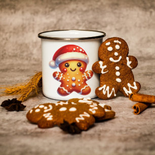 Caneca Mágica Papais noeis de pão de especiarias
