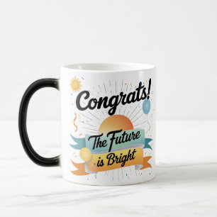 Caneca Mágica Parabéns - O Futuro está Brilhante Magic Reveal