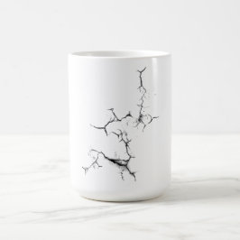 Caneca Mágica Parede, Crack Preto