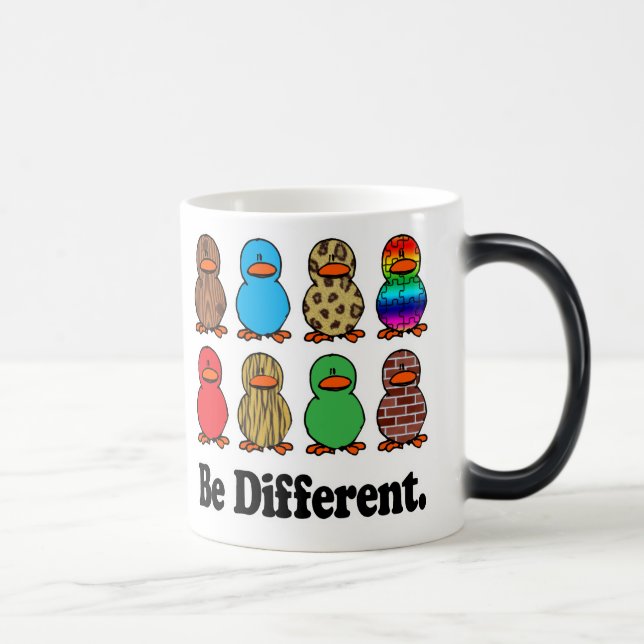Caneca Mágica Patos Diferentes (Direita)