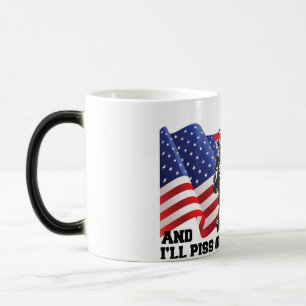 Caneca Mágica Patriota Americano