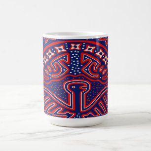 Caneca Mágica Patriota Democrático da Águia dos EUA