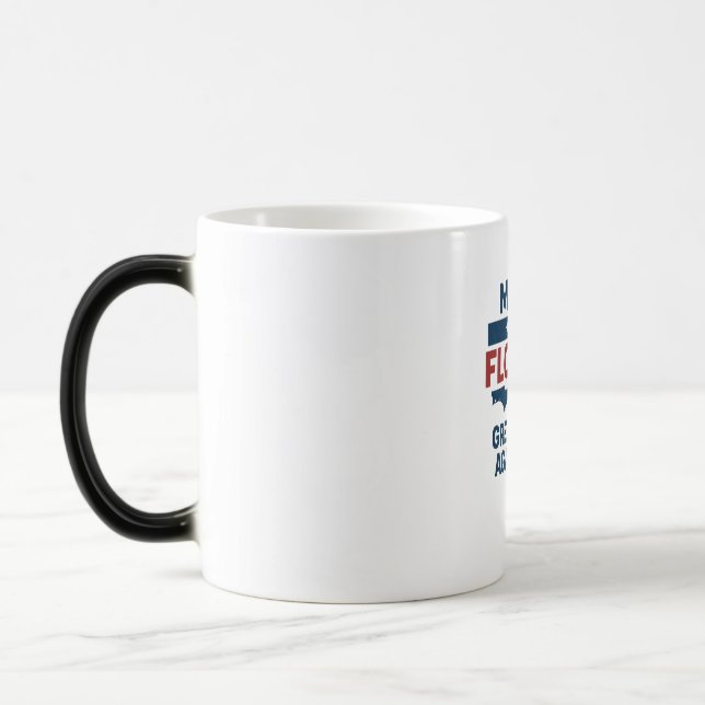 Caneca Mágica  Patriotic Florida Design – “Make Florida Great '' (Esquerda)