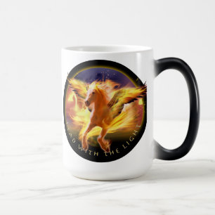 Caneca Mágica Pegasus Horse "CHUMBO COM A LUZ"