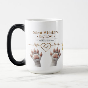 Caneca Mágica Pequenas patas, Grande Coração - Homenagem a Mug M