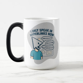 Caneca Mágica Personagem de desenho animado engraçado com o curs
