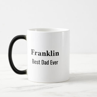 Caneca Mágica Personalised Best Dad Ever Monogrammed