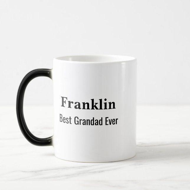 Caneca Mágica Personalised Best Grandad Ever Monogrammed  (Esquerda)