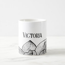Caneca Mágica Personalizada Victoria com Mudança d