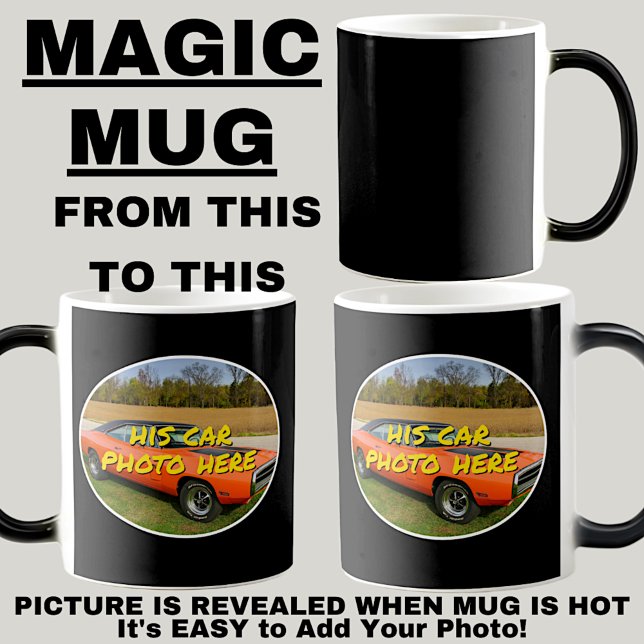 Caneca Mágica Personalizado Adicione Sua Foto Do Carro Aqui - Mo (Criador carregado)