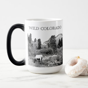 Caneca Mágica Personalizar Wilderness do Colorado Elk Selvagem