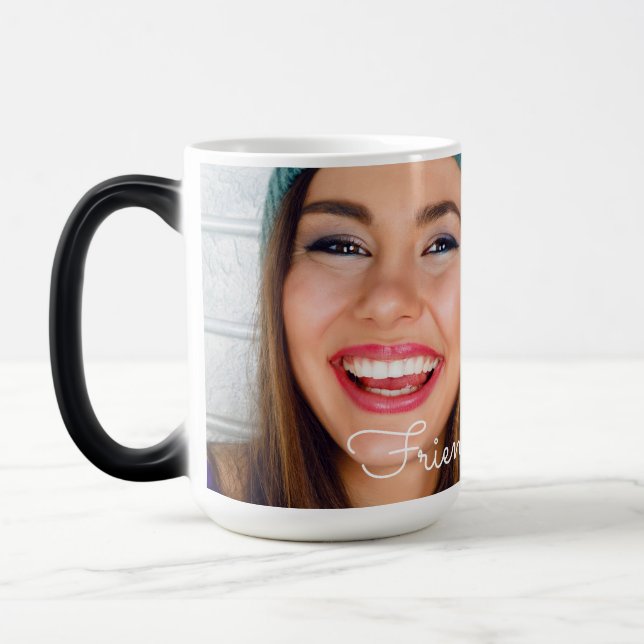Caneca Mágica Personalize | sua imagem morphing da foto | (Esquerda)