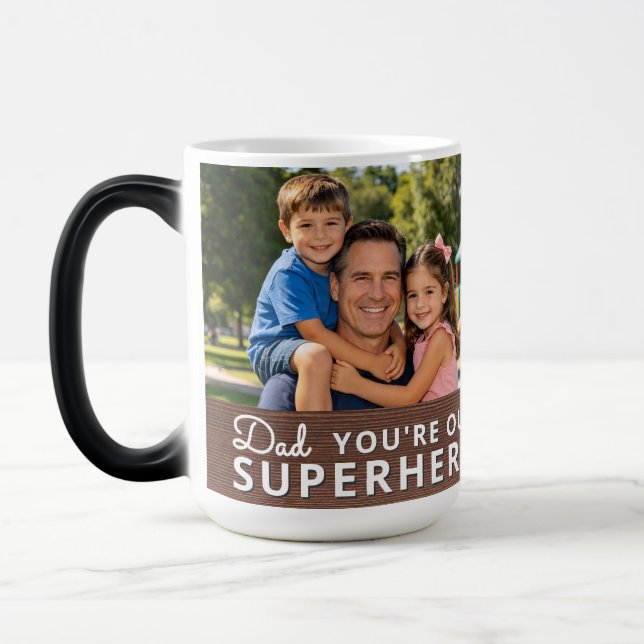 Caneca Mágica Personalized with 2 Photos and Text (Esquerda)