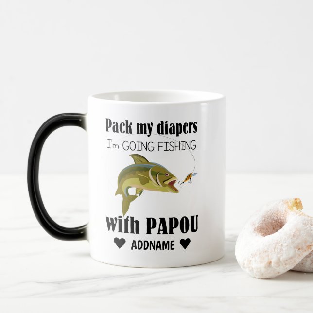 Caneca Mágica Pesca com Papou (Com Donut)