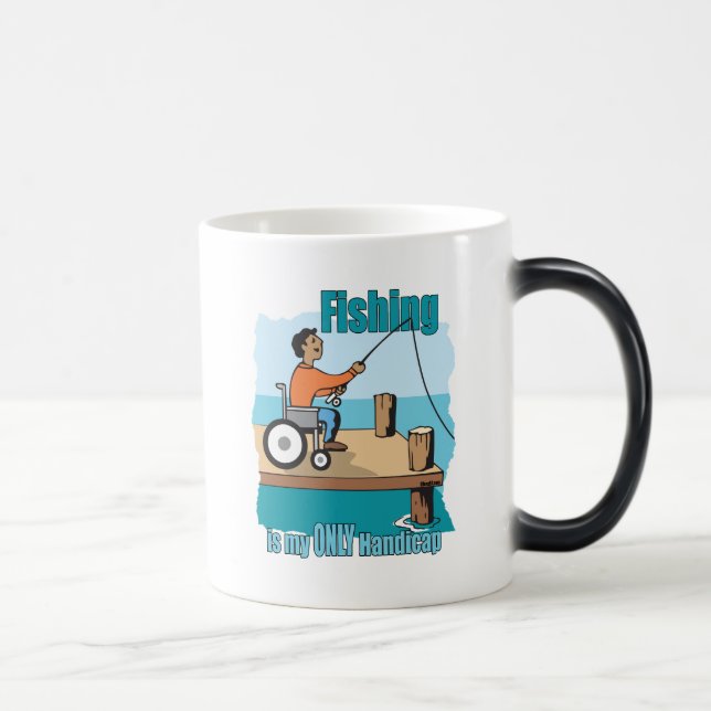 Caneca Mágica Pesca em cadeira de rodas (Direita)