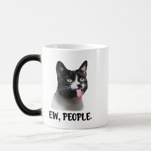 Caneca Mágica Pessoas nojentas meme de gato fofo