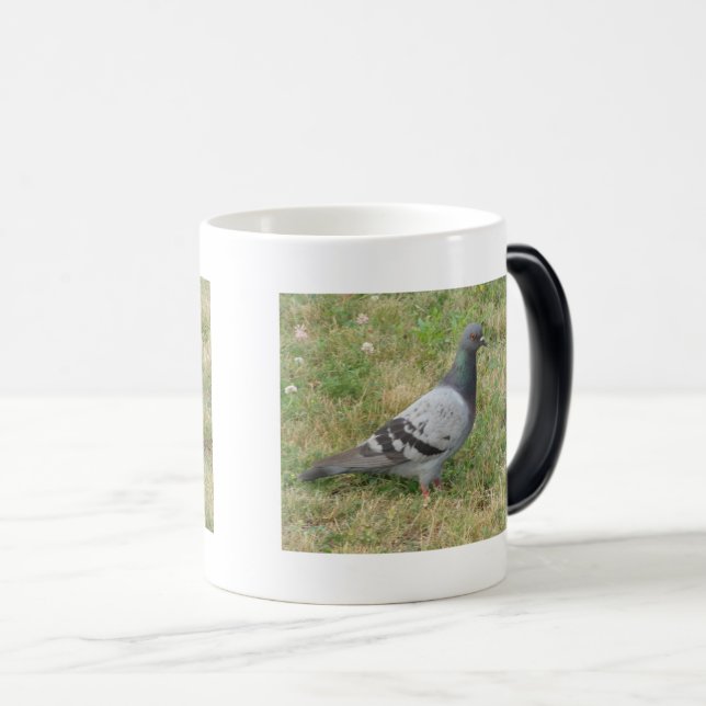 Caneca Mágica Pigeon Morphing Mug (Frente Esquerda)