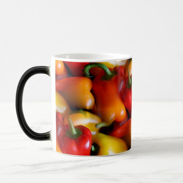 Caneca Mágica Pimentos vermelhos e amarelos (Esquerda)