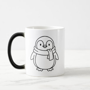 Caneca Mágica Pinguim Frio Mas Fofo