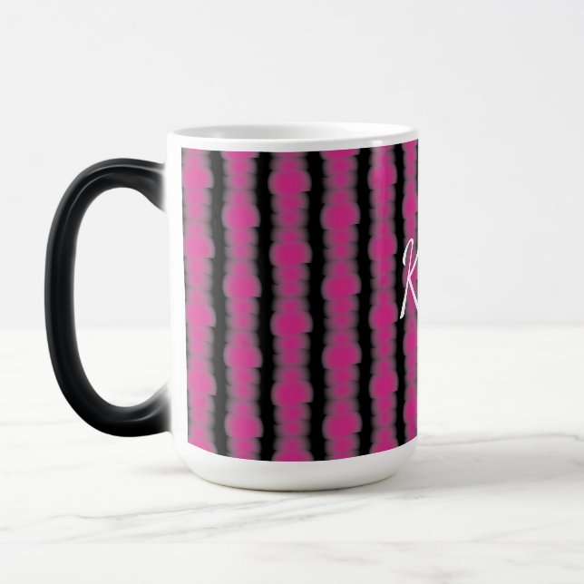 Caneca Mágica Pink and black tie dye (Esquerda)