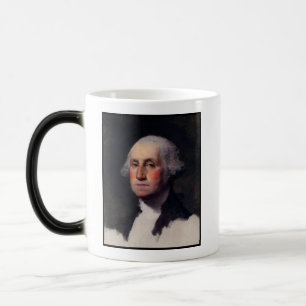 Caneca Mágica Pintura do Presidente Americano George Washington