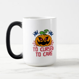 Caneca Mágica Pixel Art Halloween Pumpkins, Skulls & Bats