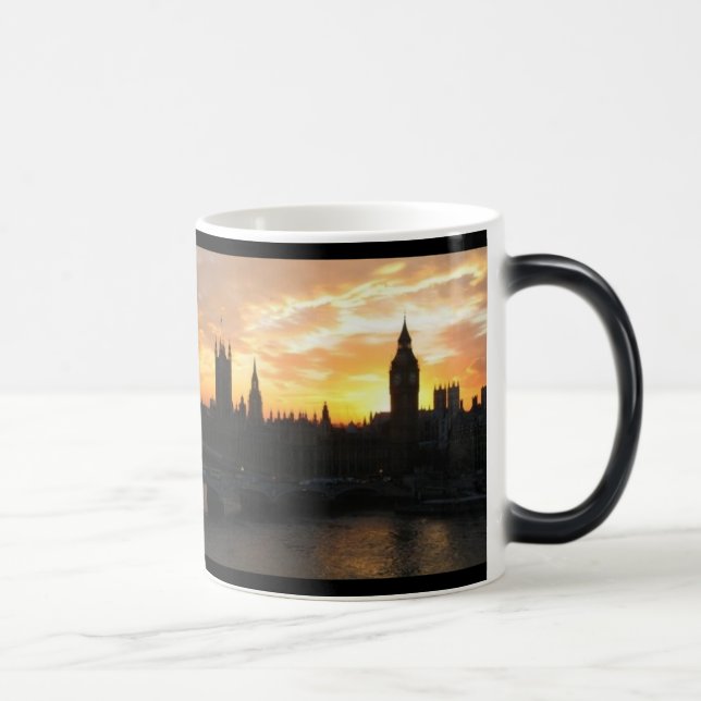 Caneca Mágica Por do sol de Londres (Direita)