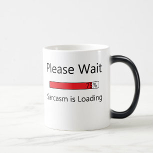 Caneca Mágica Por favor, espere na Taça Coffeee