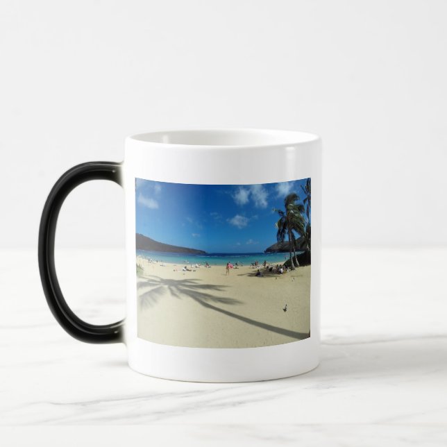 Caneca Mágica Praia da baía de Havaí Hanauma (Esquerda)