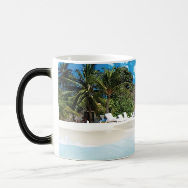 Caneca Mágica Praia Exótica (Esquerda)