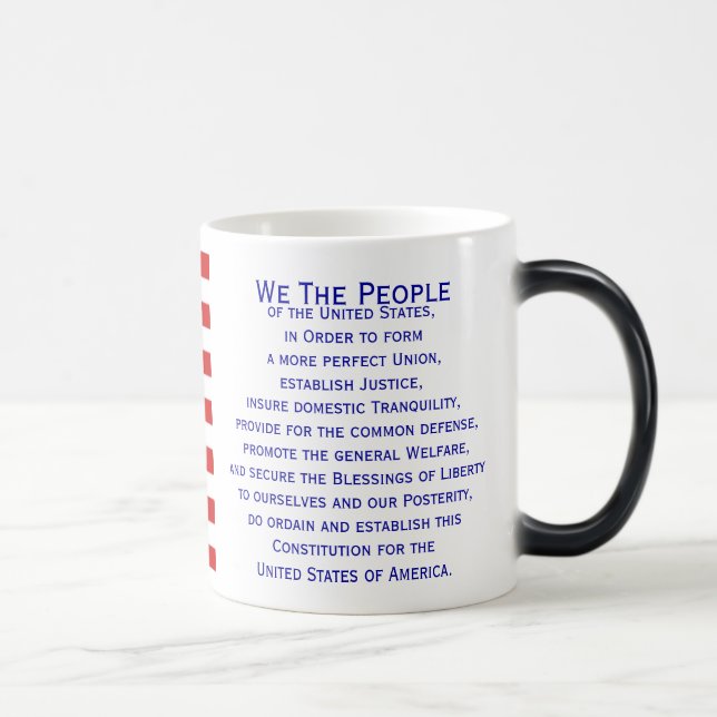 Caneca Mágica Preâmbulo da Constituição Flag Mug (Direita)