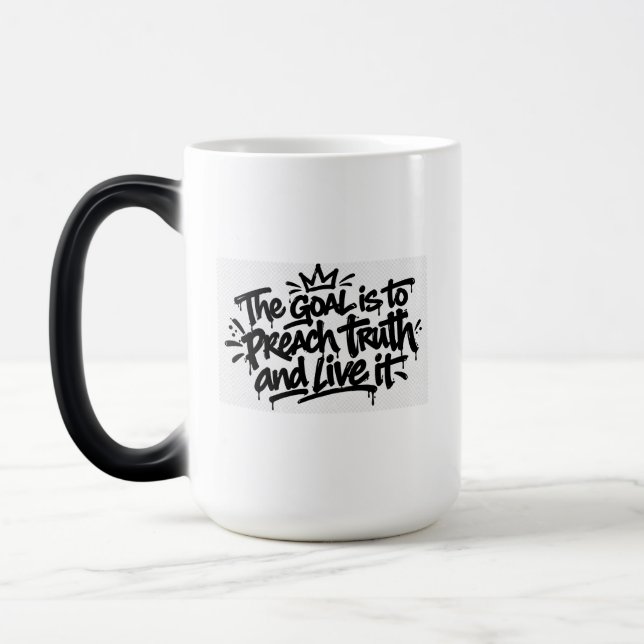 Caneca Mágica Pregar a Verdade (Esquerda)