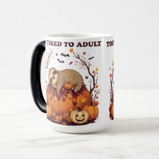 Caneca Mágica Preguiça Demais Cansada para Ser Adulta