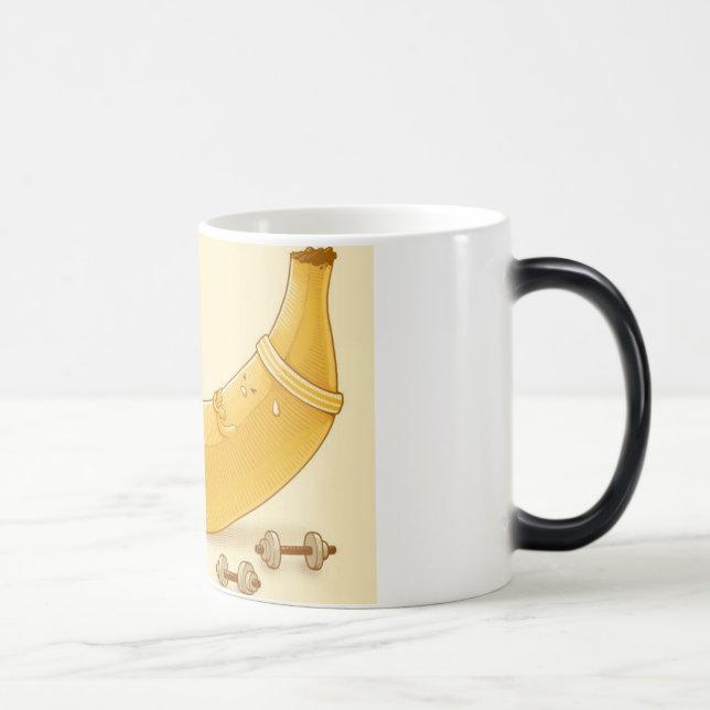 Caneca Mágica Preguiçoso. Como a banana (Direita)