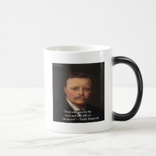 Caneca Mágica Presente com Citação de Sabedoria "Pés no Chão" de