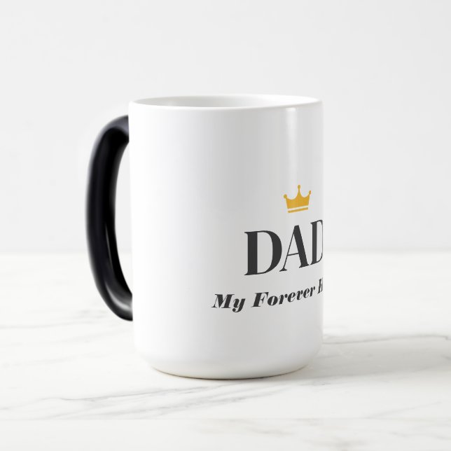 Caneca Mágica Presente com Nome Personalizado para o Pai  (Frente Esquerda)