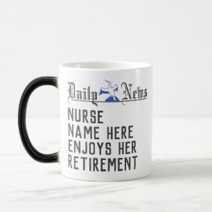 Caneca Mágica Presente de aposentadoria para enfermeiro