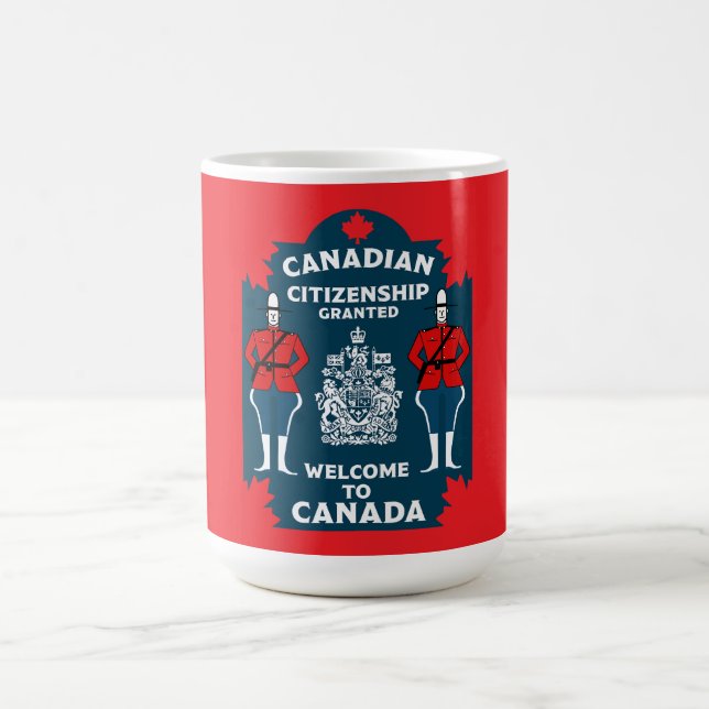 Caneca Mágica Presente de celebração de cidadania canadense (Center)