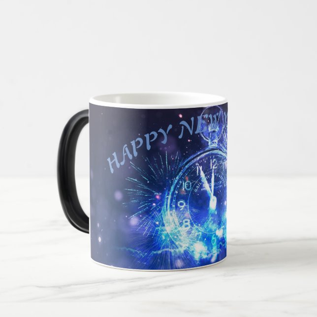Caneca Mágica Presente de feliz ano novo Mugs 2026 (Frente Esquerda)
